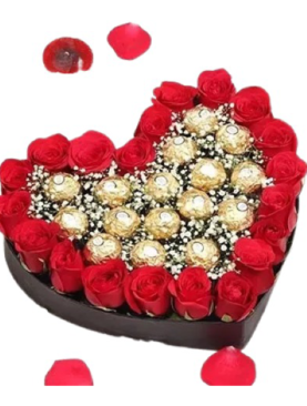 Love Affair Chocolate with Flower