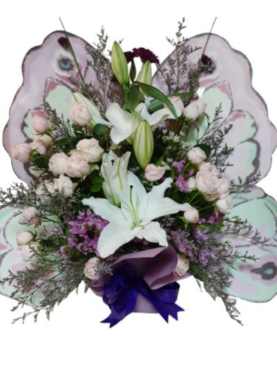 butterfly flower bouquet