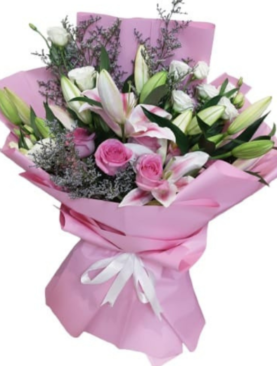 Pink Bouquet – Elegant anniversary gift