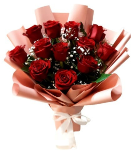 bouquet of red roses
